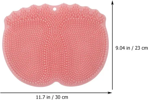 Miniatura 9 de 1 cojín de masaje de pies antideslizante para ducha, tapete antideslizante para la espalda, cepillo para la ducha, masajeador de pies, tapete