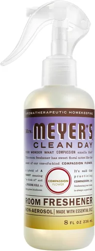 Miniatura 13 de Mrs. Meyer's Clean Day - Ambientador en espray, atomizador sin aerosol infundido con aceites esenciales, albahaca, 8 onzas líquidas