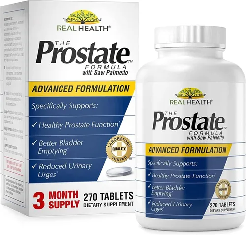 Real Health Laboratories La fórmula para la próstata con Saw Palmetto, 270 tabletas (el empaque puede variar)