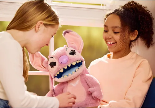 Miniatura 10 de Wow! Stuff Disney Angel Puppetronic de RealFX ¡Se ve, siente y suena real! Lilo & Stitch de Disney Más de 100 acciones y sonidos 18 pulgadas