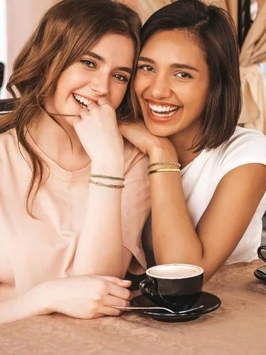 Miniatura 72 de Long tiantian Pulsera de oro gruesa para mujer, pulseras de oro delicadas, pulseras para mujer, pulseras apilables de eslabones de cadena
