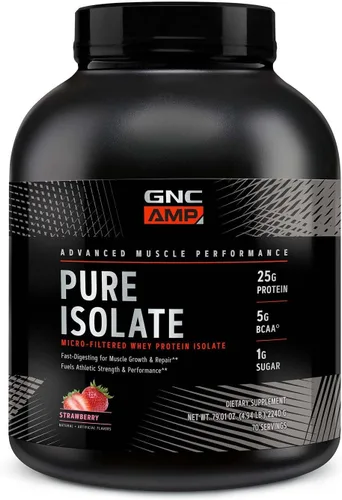 Miniatura 9 de GNC AMP Pure Isolate Protein - Fresa (28 porciones)
