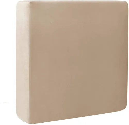 Miniatura 21 de Fundas de cojín de terciopelo para sofá, funda elástica para cojín de sofá suave, protector de muebles extraíble y lavable para sala de estar, Negro