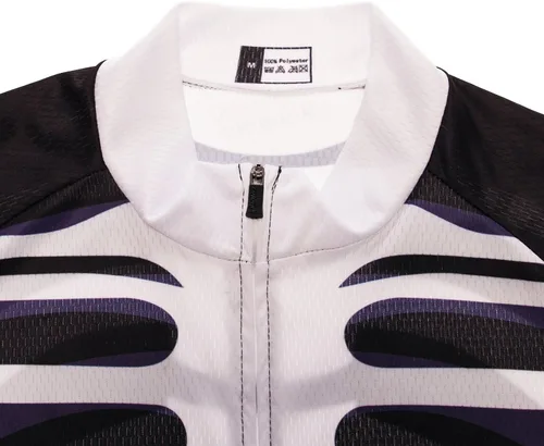 Miniatura 29 de Weimostar Hombre Ciclismo Jersey Manga Corta Bicicleta Ropa Multicolor Diamante
