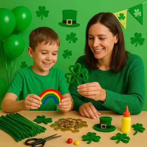 Miniatura 8 de 100 piezas de limpiadores de tuberías para manualidades navideñas verde oscuro, limpiadores de tuberías a granel 0.23"X12" tallos de chenilla