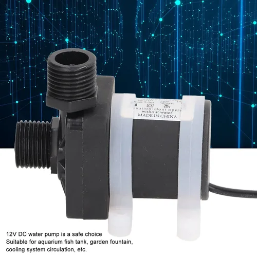 Miniatura 5 de Bomba centrífuga sin escobillas DC12V 20W IPX8 Grado Mini Bomba Sumergible para Tanque de Peces Aquaponics Fuente Sistema de Circulación de Agua
