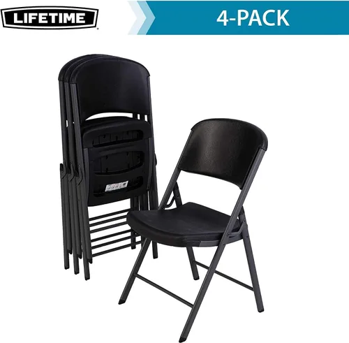 Miniatura 3 de Lifetime Silla plegable con color negro Model#80887U (4, negro)