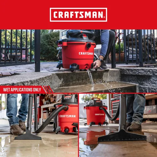 Miniatura 4 de CRAFTSMAN CMXZVBE38773 Filtro genuino para aspiradora húmeda y seca de aplicación húmeda para la mayoría de aspiradoras CRAFTSMAN de 5 a 20 galones