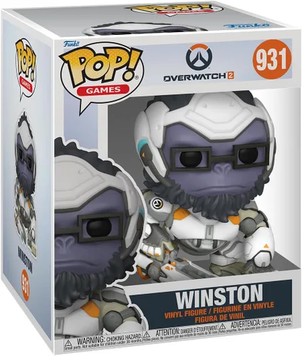 Funko POP! Super: Overwatch 2 - Winston - Overwatch - Figura de vinilo coleccionable - Idea de regalo - Producto oficial - para niños y adultos -