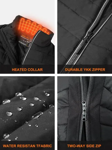 Miniatura 4 de SGKOW Heated Vest for Men with 7.4v Battery Pack Included,Updated Lightweight Heated Clothing Winter Outdoor