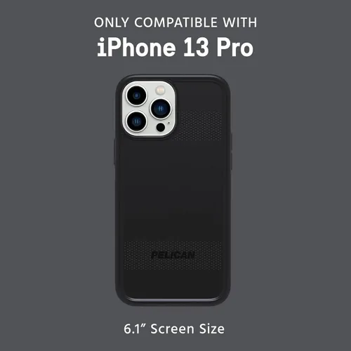 Miniatura 3 de Pelican Protector Series - Funda para iPhone 13 Pro, compatible con MAGSAFE. Compatible con accesorios y cargadores MAGSAFE. Protección contra