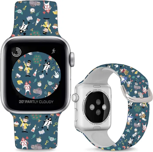 Miniatura 12 de Correas de reloj de silicona suave compatibles con Apple Watch de 1.496 in 1.575 in 1.614 in 1.654 in 1.732 in 1.772 in 1.811 in 1.929 in Ultra 2