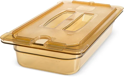 Miniatura 7 de Carlisle FoodService Products Sartén de alimentos de alta temperatura, contenedor de almacenamiento de alimentos de tamaño 1/3 para servir alimentos