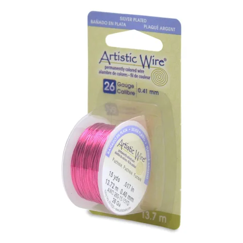 Miniatura 17 de Artistic Wire Alambre de Cobre Coloreado Plateado en Plata Resistente al Deslustre para Manualidades y Envolver Joyería, Resistente al Deslustre