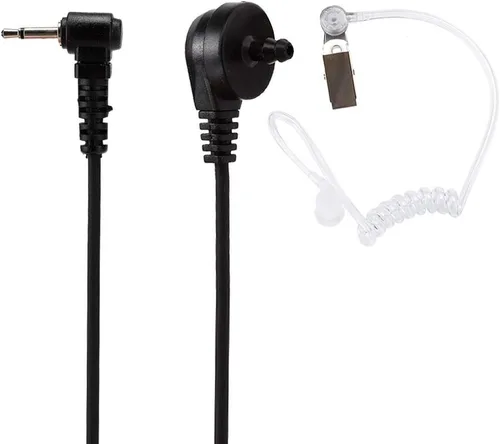 Miniatura 2 de Auricular de radio para aplicación de la ley, cable de auriculares de 0.098 in, línea de auriculares, solo escucha, tubo de aire para walkie talkie