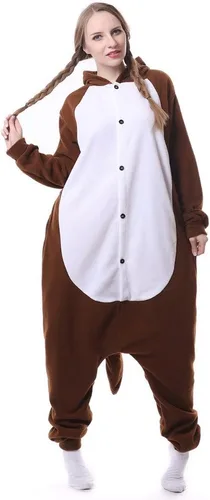 Miniatura 3 de Pijama unisex para adultos, para disfraz de ardilla, disfraz de Halloween