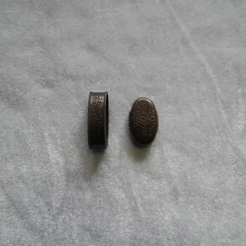 Miniatura 41 de Espada samurái japonesa KOSHIRAE – Aleación de Fuchi Kashira 01-44