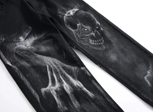 Miniatura 30 de Enrica Pantalones vaqueros estampados casuales para hombre