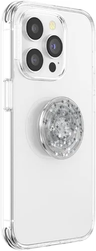 Miniatura 3 de PopSockets - Agarre para teléfono con soporte expandible, agarre adhesivo, purpurina PopGrip - Star Fire