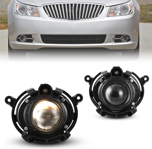 Miniatura 2 de CPW Luces antiniebla compatibles con Cadillac CTS 2008-2014 Premium 2008-2012 Chevy Malibu 2007-2009 Saturn Aura 2013-2016 Buick Encore Proyector