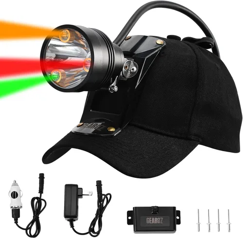 Miniatura 11 de GearOZ Coon - Luces de caza para Coyotes Hog Predators, 10 W recargable e impermeable IPX5, 6 modos de iluminación, 45000LUX LED de 4
