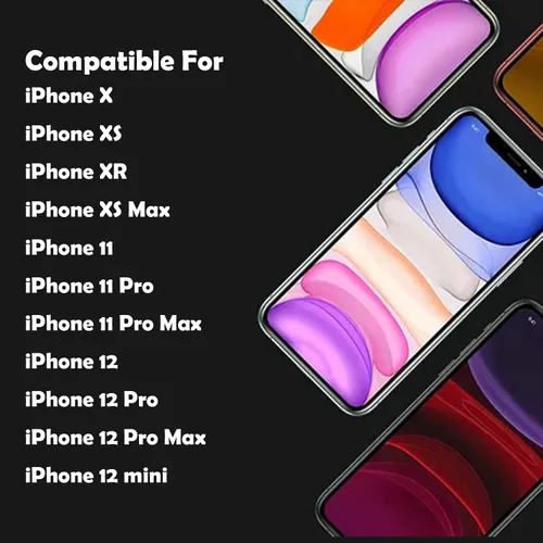 Miniatura 5 de Funda para cámara de teléfono, funda para cámara web compatible con iPhone X/XS/XR/XS Max/iPhone 11/11 Pro/11 Pro Max/iPhone 12/12 Mini /12Pro/12Pro
