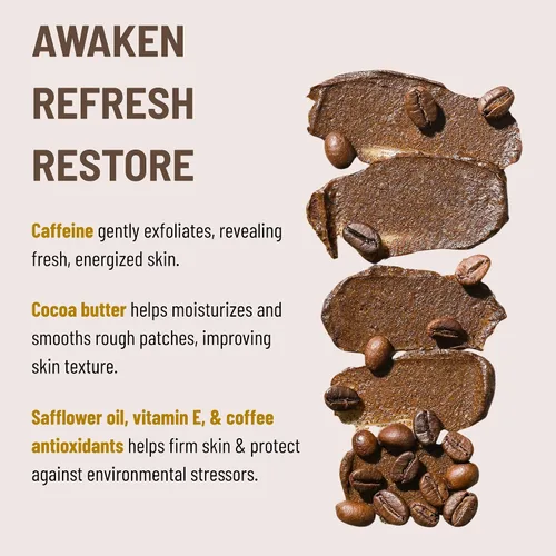 Miniatura 2 de Cocoon Dak Lak Coffee - Juego de cuidado corporal y facial, exfoliante de café vegano y mantequilla corporal para una piel más suave y suave, juego