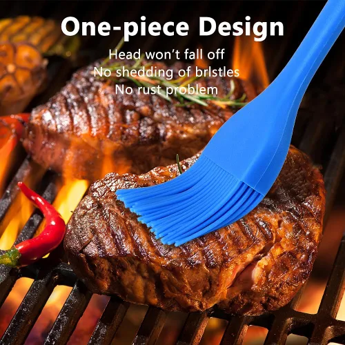 Miniatura 3 de Hhyn Juego de Cepillos de Silicona para Repostería 2 Piezas Resistente al Calor para Esparcir Aceite, Mantequilla, Salsa para Barbacoa, Parrilla