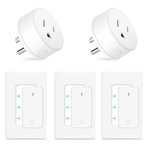 Miniatura 59 de NineLeaf Interruptor de salida remoto inalámbrico, interruptor de lámpara remoto, interruptor decorativo de enchufe de luz de encendido y apagado