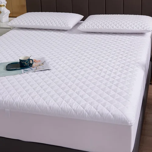 Miniatura 5 de Protector de colchón impermeable de tamaño individual, acolchado y refrescante, bolsillo profundo de 13 a 15 pulgadas, suave y transpirable, sin