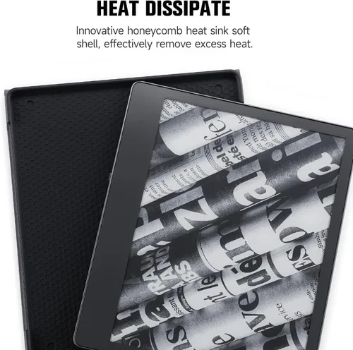 Miniatura 4 de Ayotu Funda con soporte para Kindle Scribe de 10.2 pulgadas (versión 2024/2022), apagado y encendido automático, funda de tela resistente de alta