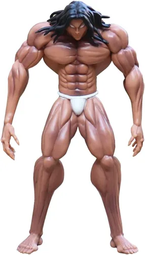 Miniatura 7 de QAHEART Figura de anime Hanma Yujiro modelo de estatua, 8.7 in, postura de lucha, figura de acción de Jack Hanma, decoración de escritorio, regalos