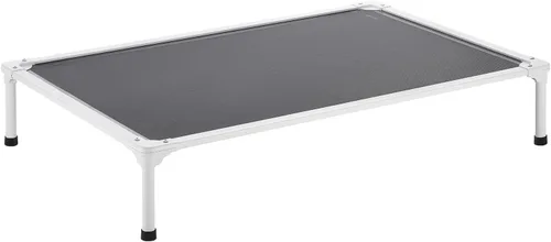 Miniatura 10 de VEVOR Cama elevada a prueba de mordidas para perros, cama portátil elevada con marco de tubo metálico de aluminio y malla transpirable de Textilene