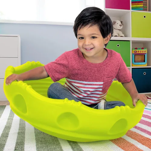 Miniatura 4 de Simplay3 Disco Tambaleante Rock Around de Dos Lados y Cúpula de Escalada para Niños Pequeños y Niños - Balanceo y Escalada - Interior/Exterior