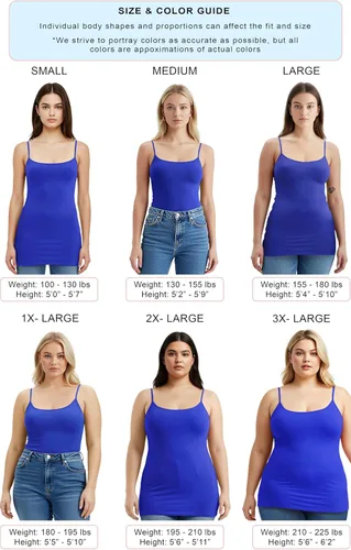 Miniatura 285 de Emmalise Camisola larga casual básica para mujer, con tirantes ajustables, top en capas
