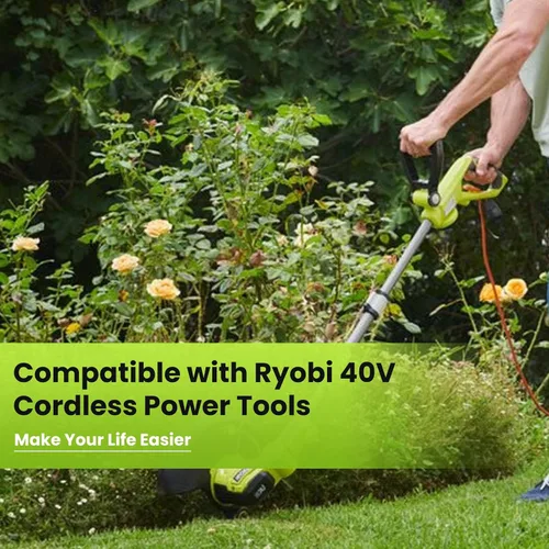Miniatura 6 de 1 paquete de 6000 mAh de repuesto para batería Ryobi de 40 V compatible con batería de litio Ryobi 40 V OP4040 OP4050A OP40602 OP40201 OP4026