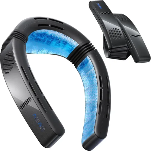 TORRAS COOLiFY 2026 Cyber Fold AI - Aire acondicionado de cuello, zona de enfriamiento máximo, enfriador de cuello y cara con viento fuerte