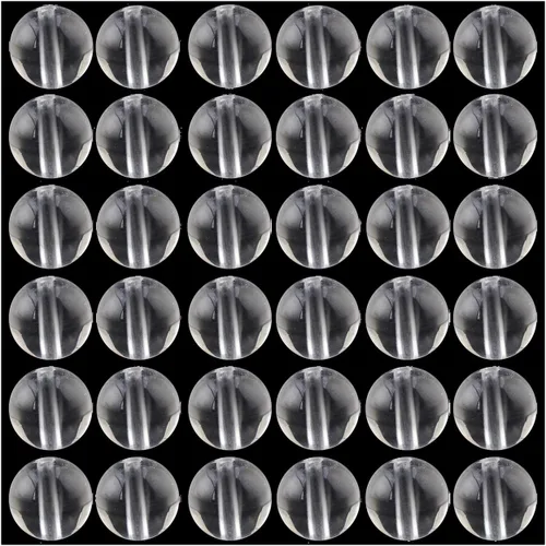 Miniatura 53 de Cuentas de piedra natural, 100 cuentas redondas de obsidiana negra de 0.315 pulgadas (0.315 in), cuentas sueltas de piedra auténtica