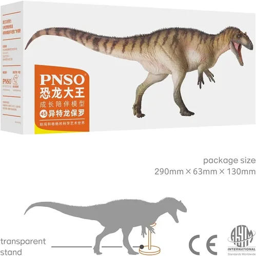 Miniatura 5 de PNSO Modelos de dinosaurios prehistóricos (45 Paul The Allosaurus)