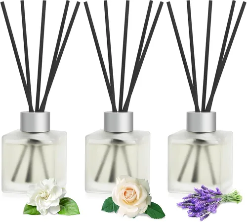 Miniatura 9 de Difusor de junco, aceites aromáticos cítricos y naranja, fragancia para el hogar, 3.4 onzas líquidas (3.4 fl oz) de larga duración, aceite esencial