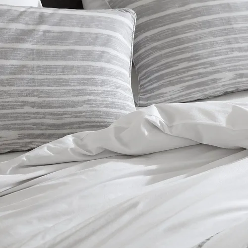 Miniatura 9 de Kenneth Cole New York - Juego de funda de edredón tamaño King, ropa de cama reversible de algodón con fundas a juego, decoración moderna del hogar