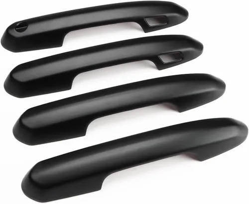 Miniatura 8 de Cubierta exterior para manija de puerta compatible con Toyota Rav4 2019-2022 2023 2024 2025 Accesorios para Highlander 2024 2023 2022-2020 Negro