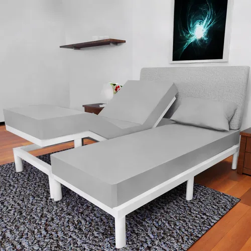 Miniatura 57 de Top Split King - Juego de sábanas para cama ajustable, 4 piezas con bolsillos profundos, sábanas de microfibra de doble cepillado, sábana bajera