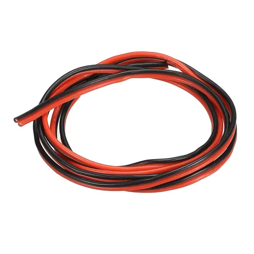 Miniatura 13 de MECCANIXITY Alambre de calibre 8, 2 conductores, alambre de silicona paralelo de 8 AWG, alambre eléctrico de cobre estañado de 4.9 ft/5 pies