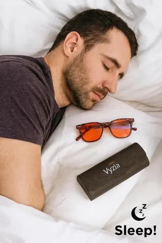 Miniatura 8 de Vyzia Lentes de bloqueo de luz azul para uso en computadora, juegos, lectura nocturna, mejoran el sueño, reducen la fatiga ocular, antirreflejos