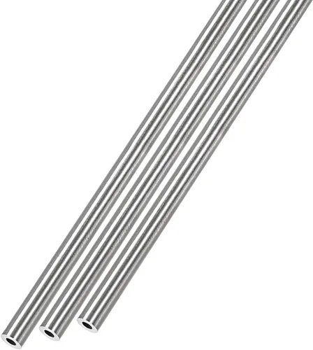 Miniatura 10 de METALLIXITY Tubo de acero inoxidable 304 (0.276 in de diámetro exterior x 0.031 in de alto x 11.811 in de largo) 3 piezas, tubo recto, para muebles
