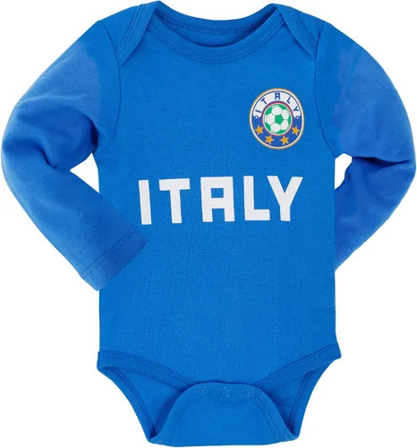 Miniatura 9 de Cnins Body deportivo para bebé, de manga larga, con temática de fútbol, unisex, para bebés de 0 a 18 meses