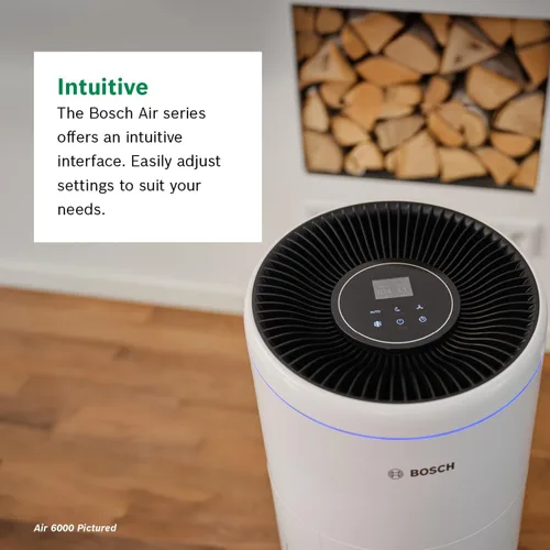Miniatura 5 de BOSCH - Purificador de aire para el hogar, espacios grandes (cubiertas, 2745 pies cuadrados), filtro 4 en 1 para polen, humo, polvo, caspa