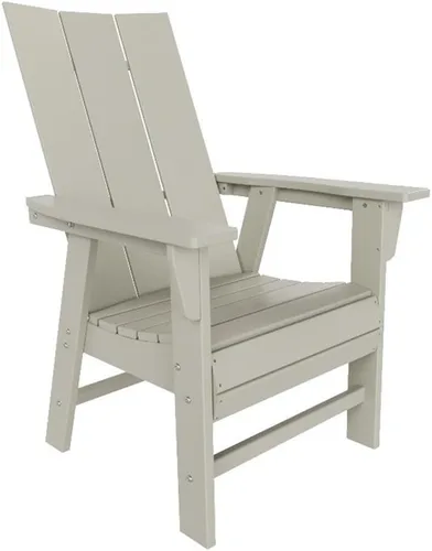 Miniatura 10 de Costaelm Sillas de césped, sillas de porche delantero, HDPE balcón, piscina, silla Adirondack, moderna silla de patio al aire libre, salón de resina