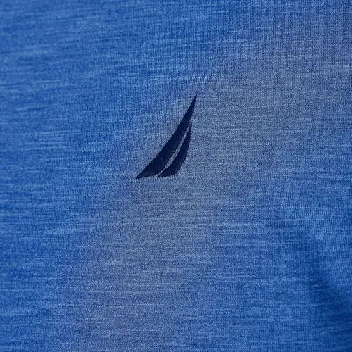 Miniatura 114 de Nautica playera polo clásica de mangas cortas, color sólido, para hombre